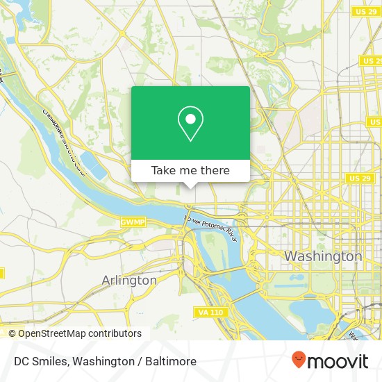 DC Smiles, 3428 O St NW map