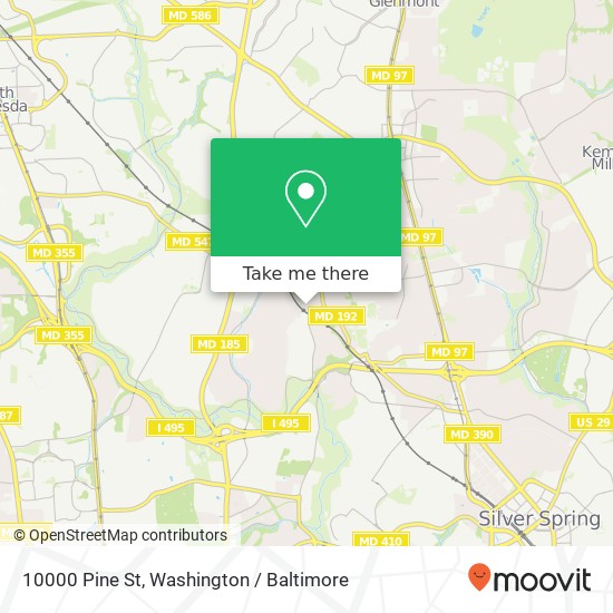 10000 Pine St, Silver Spring, MD 20910 map