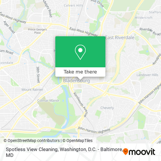 Spotless View Cleaning map