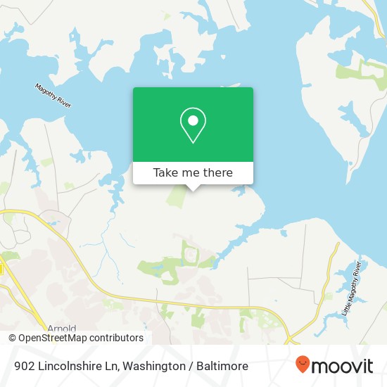 902 Lincolnshire Ln, Arnold, MD 21012 map