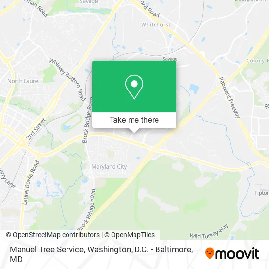 Manuel Tree Service map