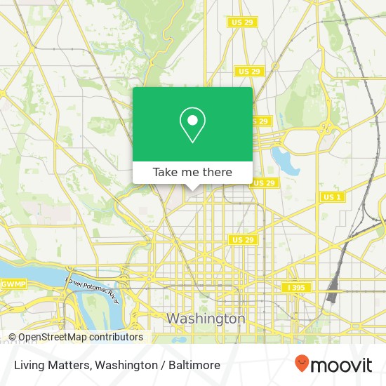 Living Matters, Ontario Rd NW map