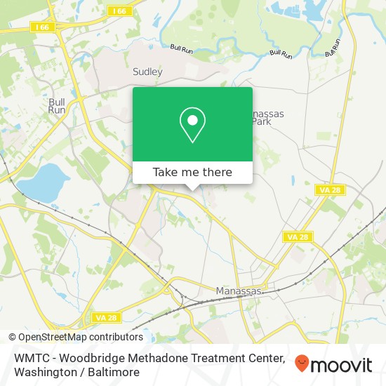Mapa de WMTC - Woodbridge Methadone Treatment Center, Dorsey Cir