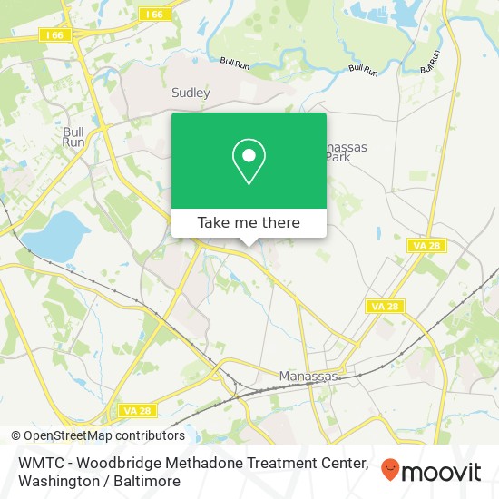 WMTC - Woodbridge Methadone Treatment Center, Dorsey Cir map