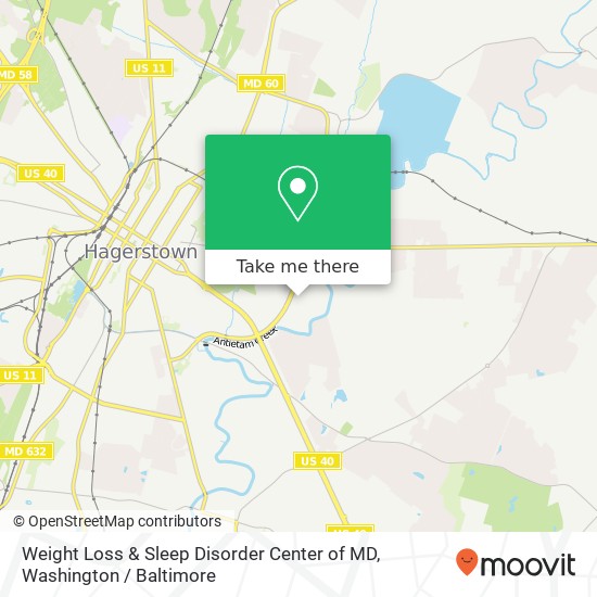 Weight Loss & Sleep Disorder Center of MD, 1110 Opal Ct map