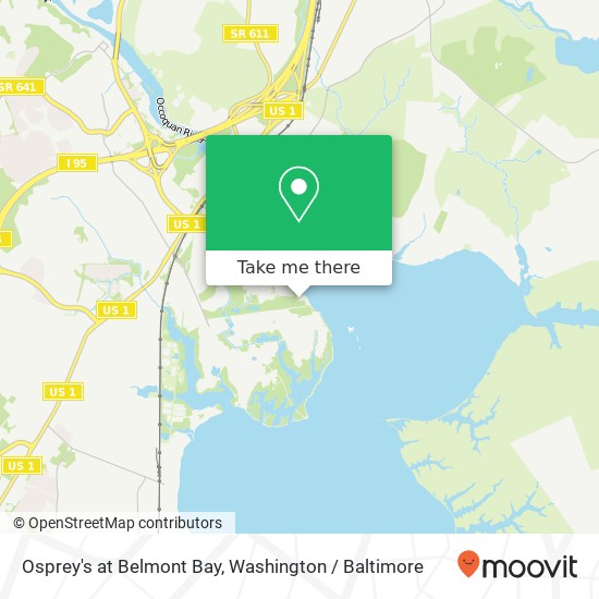 Mapa de Osprey's at Belmont Bay