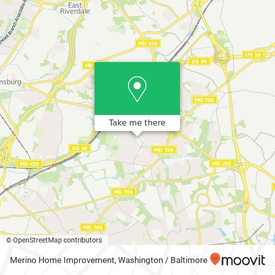 Mapa de Merino Home Improvement