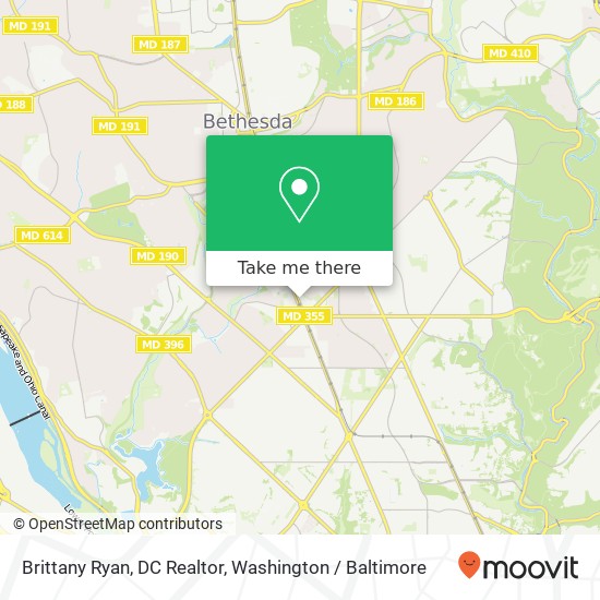 Mapa de Brittany Ryan, DC Realtor, 5471 Wisconsin Ave