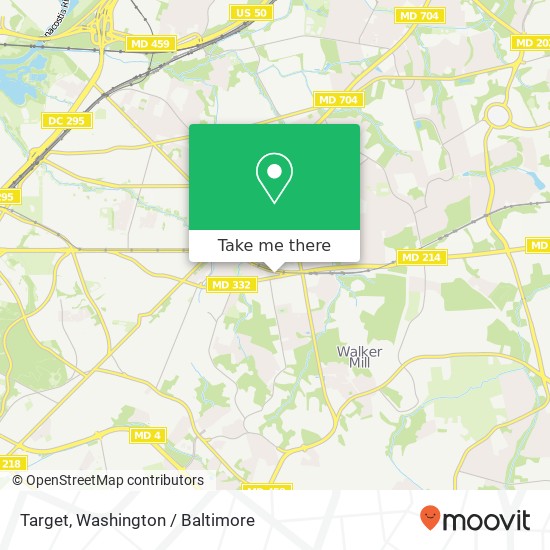 Mapa de Target, Central Ave