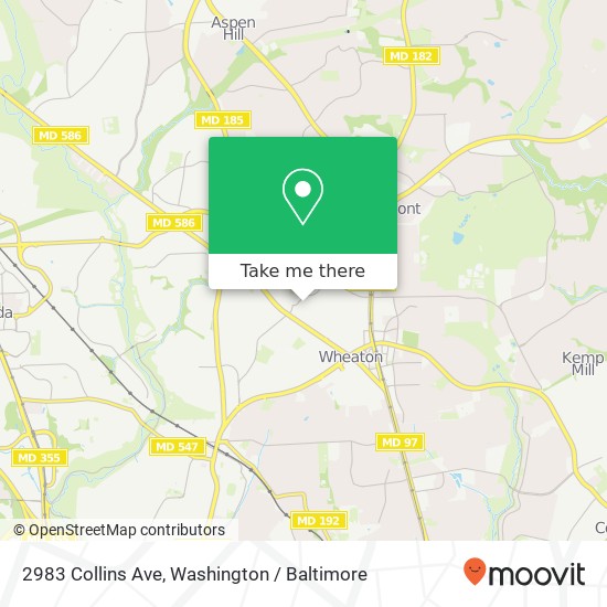 2983 Collins Ave, Silver Spring, MD 20902 map