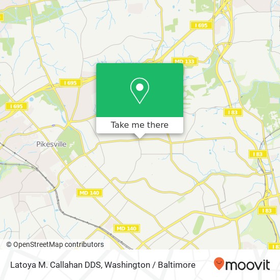 Mapa de Latoya M. Callahan DDS, 2835 Smith Ave