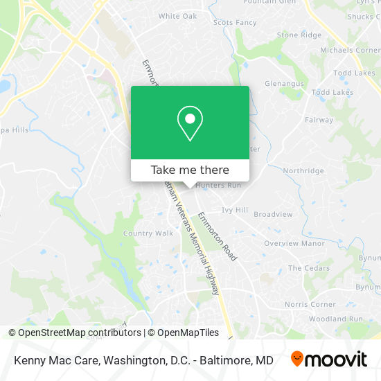 Kenny Mac Care map