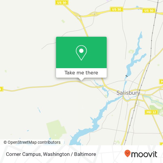 Mapa de Corner Campus, 28430 Nanticoke Rd