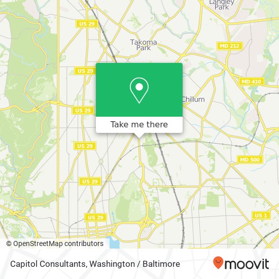 Mapa de Capitol Consultants