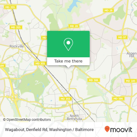 Wagabout, Denfield Rd map