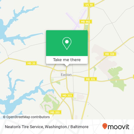 Mapa de Neaton's Tire Service, 230 N Washington St