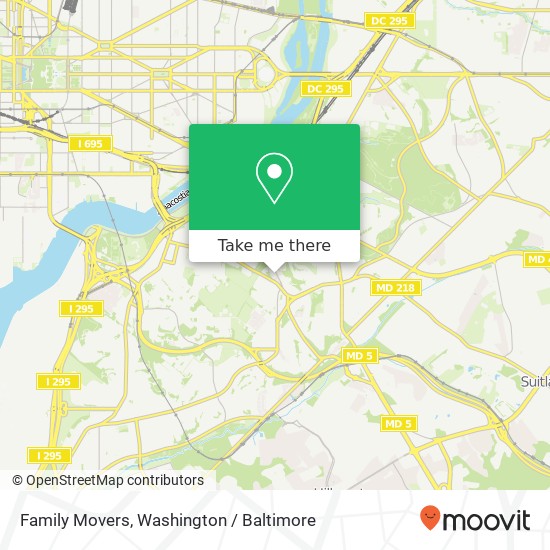 Mapa de Family Movers, Naylor Rd SE