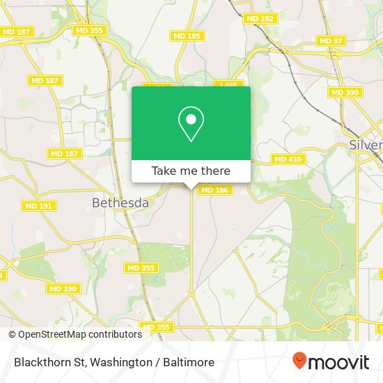 Blackthorn St, Chevy Chase, MD 20815 map