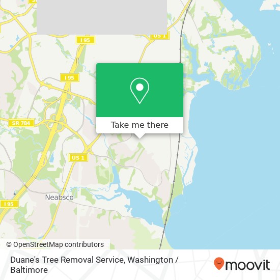 Mapa de Duane's Tree Removal Service, Indiana Ave