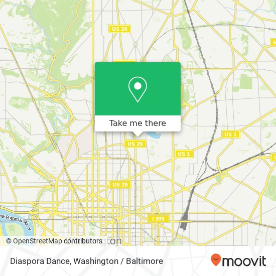 Diaspora Dance map