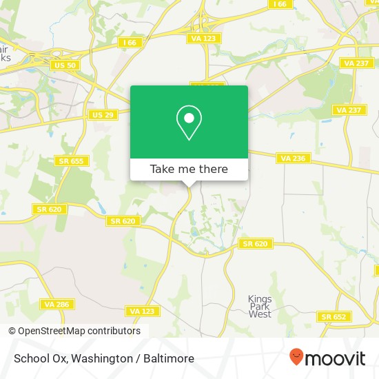 School Ox, Fairfax, VA 22030 map