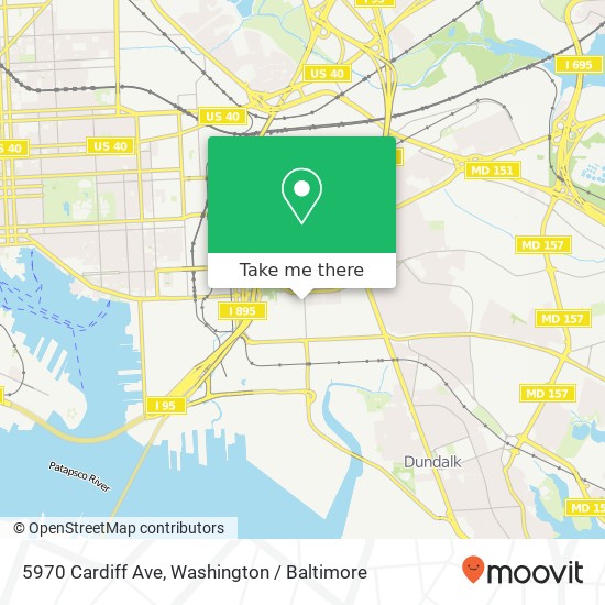 5970 Cardiff Ave, Baltimore, MD 21224 map