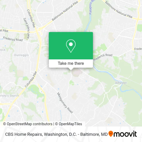 CBS Home Repairs, New Cut Rd map