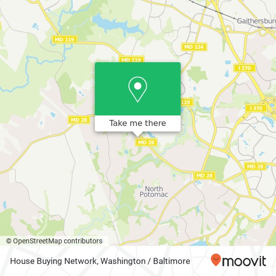 House Buying Network, Ambiance Dr map