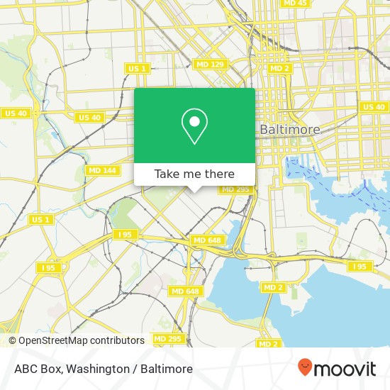 Mapa de ABC Box, 1330 Nanticoke St