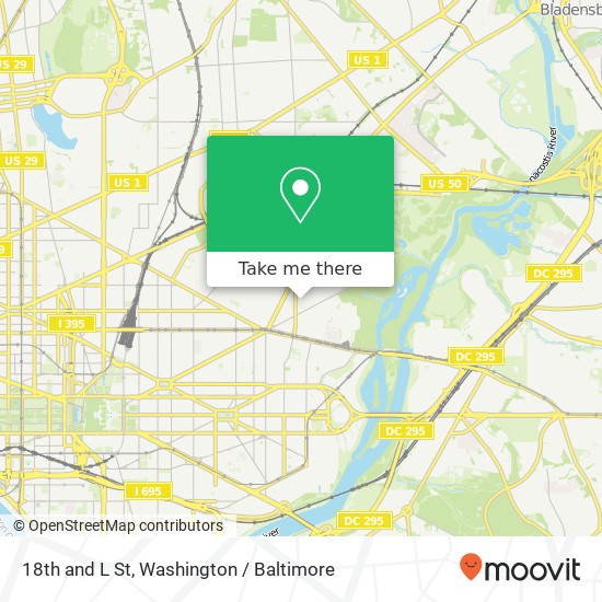 18th and L St, Washington, DC 20002 map