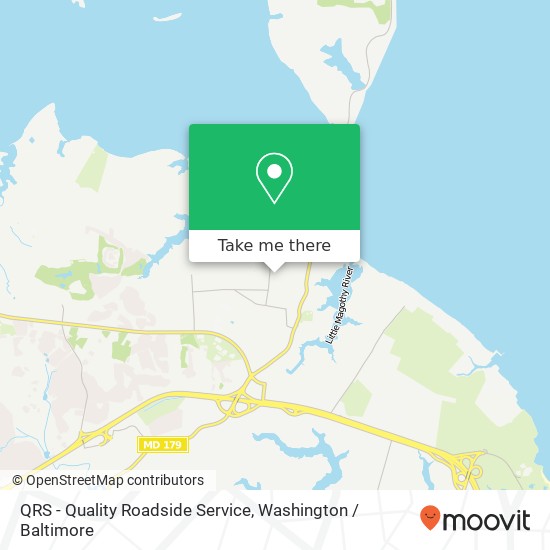 Mapa de QRS - Quality Roadside Service, Mountain Top Dr