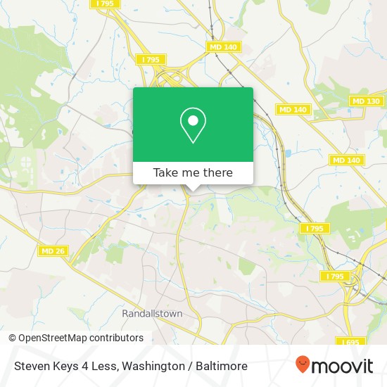 Steven Keys 4 Less, 8890 McDonogh Rd map