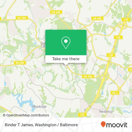 Mapa de Binder T James, 14701 Cloverdale Rd