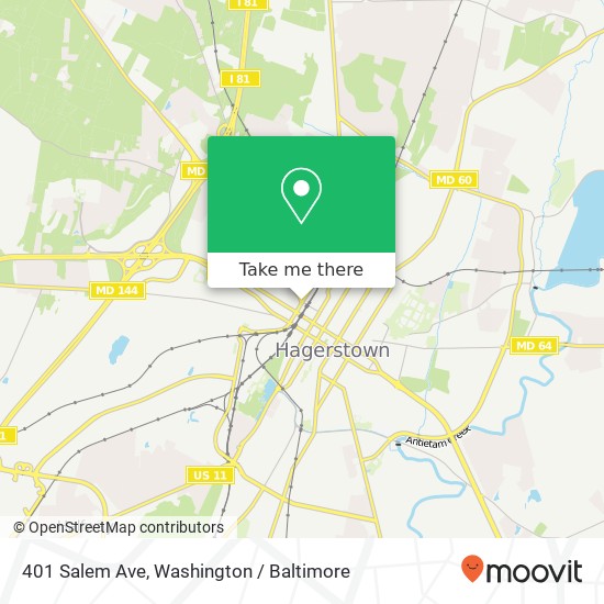 401 Salem Ave, Hagerstown, MD 21740 map