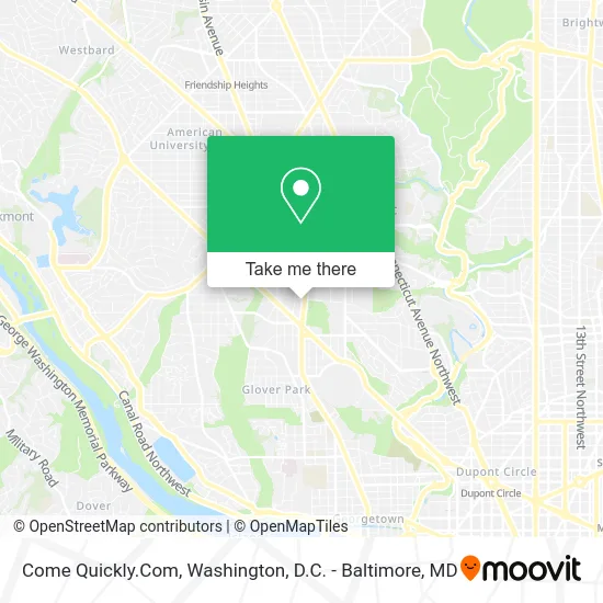 Come Quickly.Com map