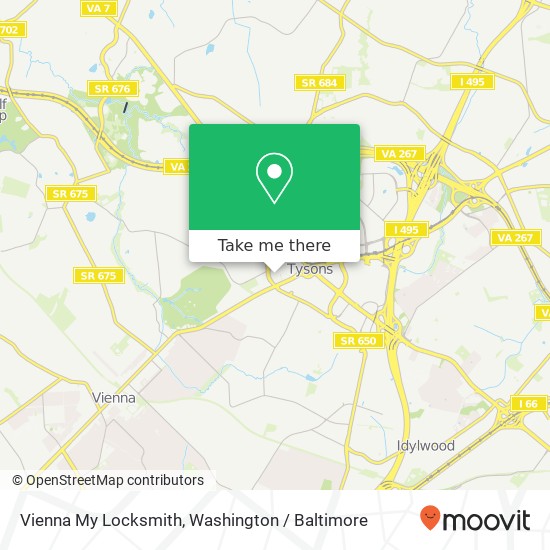 Vienna My Locksmith, 2070 Chain Bridge Rd map