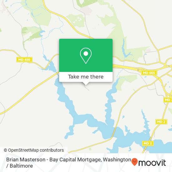 Brian Masterson - Bay Capital Mortgage, 801 Compass Way map