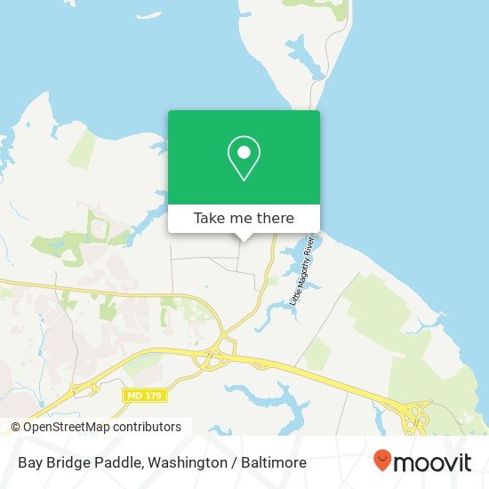Mapa de Bay Bridge Paddle