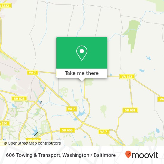 606 Towing & Transport, 916 McMillen Ct map