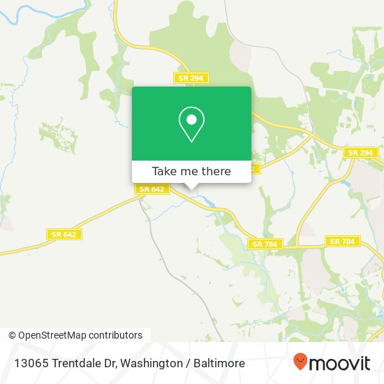 Mapa de 13065 Trentdale Dr, Woodbridge, VA 22193