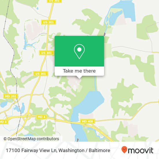 17100 Fairway View Ln, Upper Marlboro, MD 20772 map