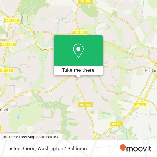 Tastee Spoon map