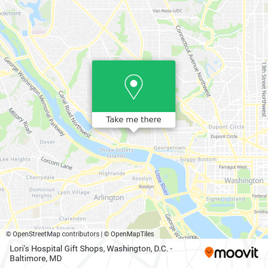 Lori's Hospital Gift Shops map