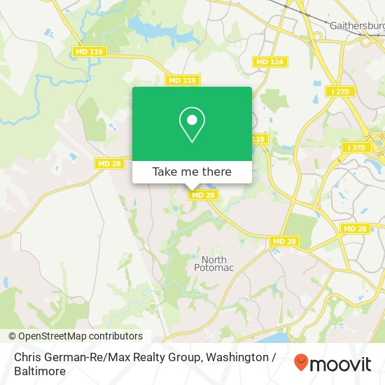 Chris German-Re / Max Realty Group, Gaithersburg, MD 20878 map