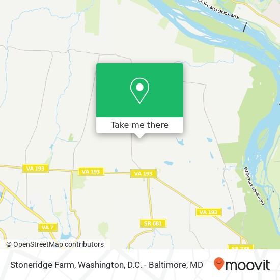 Mapa de Stoneridge Farm, 10001 Arnon Chapel Rd