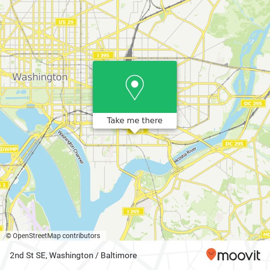 2nd St SE, Washington, DC 20003 map