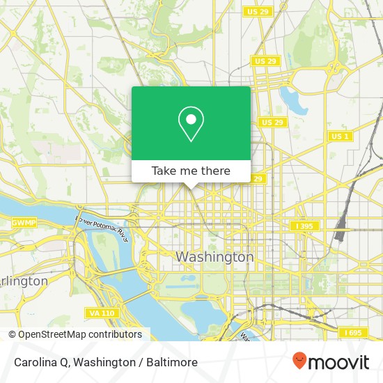 Carolina Q, Connecticut Ave NW map