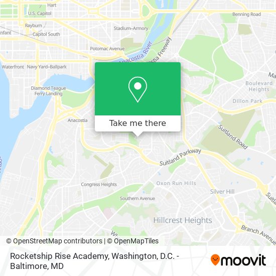 Rocketship Rise Academy map