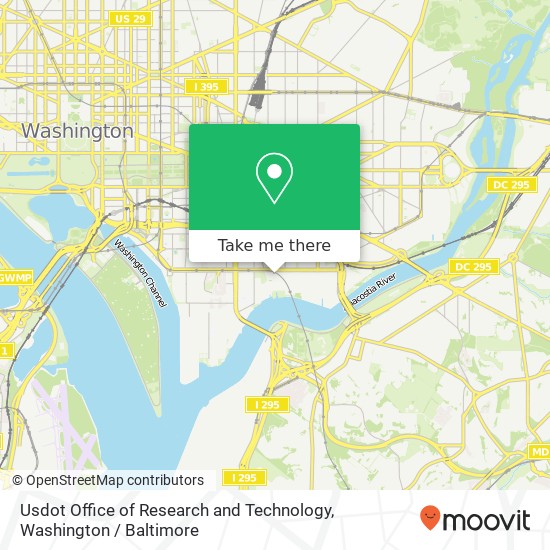 Mapa de Usdot Office of Research and Technology