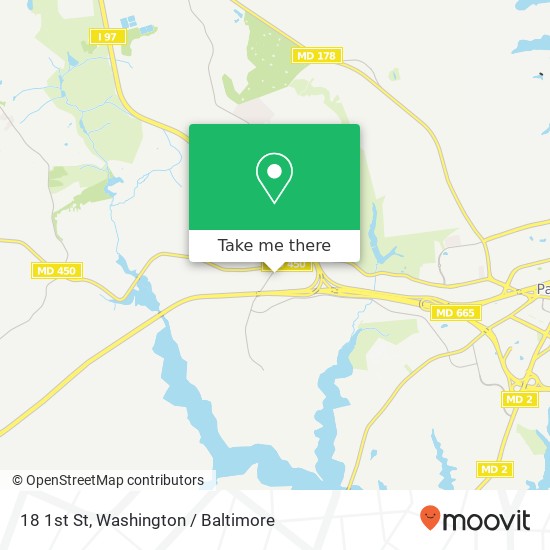 Mapa de 18 1st St, Annapolis, MD 21401